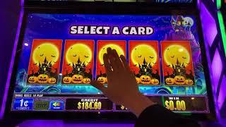 LIVE Playing Halloween Slots at the Casino!