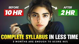 How to Study MORE in LESS TIME | Cover Syllabus FAST| Secret to Studying Effectively