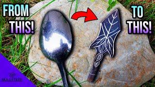 How To Make Arrowheads From Spoons!
