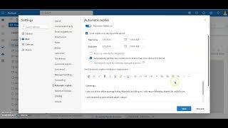 Automatic replies in Outlook 2024