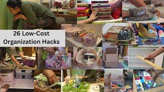 26 Low-Cost Organization Hacks || देखो मेरे घर की टेबल और अलमारियों का ऑर्गेनाइजेशन कैसे करती हूँ