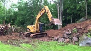 Jacob's first digger lesson