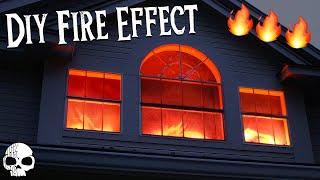 DIY Halloween Props - Realistic Fake Fire Special Effects