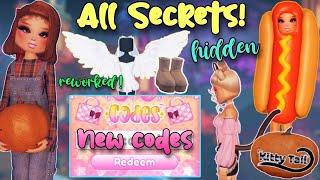 20+ SECRETS IN THE UPDATE! CODES, HIDDEN ITEMS, REWORKED ITEMS, AND MORE | Roblox Dress To Impress