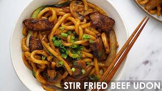 Stir Fry Beef Udon in 20mins | Easy Stir Fried Udon Recipe