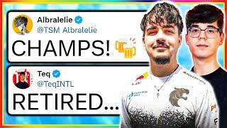 Albralelie MAKES CHAMPS...TeQ RETIRES?!  Roster Updates