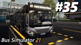 Bus Simulator 21 #35 - Expresslinie Sunkiss - Eclipse Bay - Saint Antony (Mercedes Citaro G)