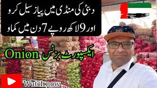 Dubai Onion Export | How to export onion from pakistan to Dubai | Dubai Business #aneesvoice