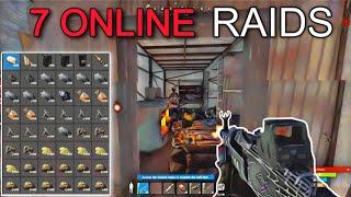 We ONLINE RAIDED 7 BASES in ONE DAY | Rust Console Ps5