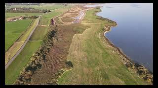 Dronevlucht over Mokkebank aanleg erotisch viscentrum Heen en Terug