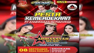 live ARDIANSYAH MUSIC ft HDR Audio di DS. SIDOKARE Kandangan RT 01 RW 08 Nganjuk.