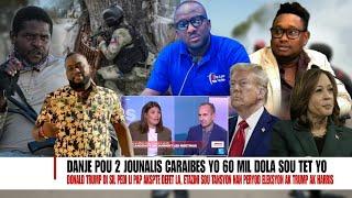 Barbecue ak Jeff mete 60 mil dola sou tet 2 Jounalis Caraibes, Etazini Sou Tansyon, Trump fè Menas !