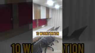 280 usable carpet fully furnished office 10 workstation one cabin Available for RENT Thane #office