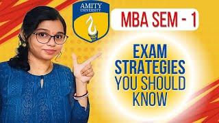 MBA Semester 1 Exam Strategy: Study Smarter, Score Higher!  #amityonlinemba