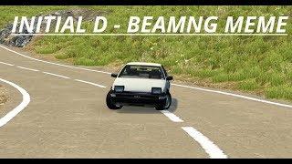 BeamNG I Initial D - Deja Vu Meme