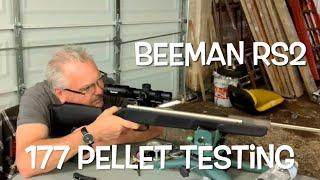 Beeman RS2 177 barrel pellet testing great shooting budget plinker!