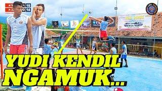 Mengerikan!!Spike² edan full bledos YUDI KENDIL KENKEN Headshoot bikin libero Terkapar voli tarkam