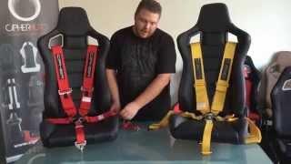 Cipher Auto CPA4005 (Newer) vs CPA4004 5-Point 3-Inch Racing Harnesses Comparison