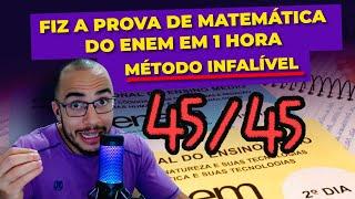 COMO ACERTAR MAIS DE 40 QUESTÕES DE MATEMÁTICA NO ENEM