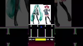 They added Miku and Teto to Undertale?! #undertale #hatsunemiku #teto #shorts #fyp