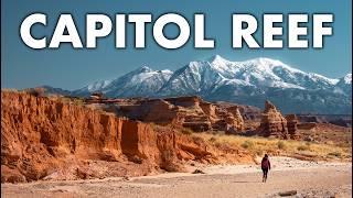 1 Hour Silent Hiking through Capitol Reef National Park, Utah