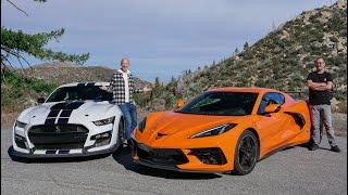 America’s Best Sports Cars? [Shelby GT500 & Corvette C8]