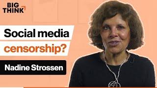 Should social media platforms censor hate speech? | Nadine Strossen | Big Think