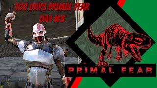 100 Days ARK Primal Fear Lost Island #day3  #arksurvivalevolved #dinosaurs #primalfear