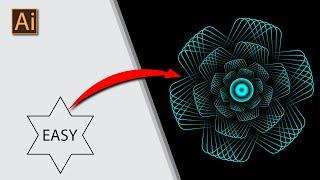 Flower design Tricks inAdobe illustrator -Logo Design tutorial