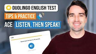 Master the Most Challenging DET Questions | Part 1: Listen, Then Speak