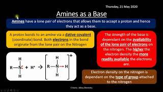 AQA 3.11 Amines REVISION