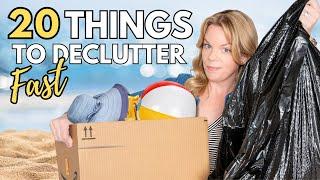 20 EASY Things to Get Rid of TODAY - The ULTIMATE Summer Declutter Checklist