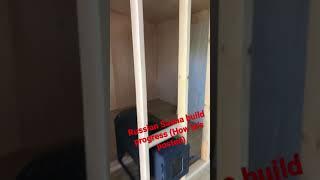 DIY Russian Sauna build progress