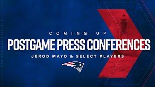 Patriots Postgame Press Conferences 9/15