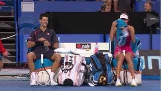 Novak Djokovic and Ana Ivanovic do Gangnam Style - Hyundai Hopman Cup 2013