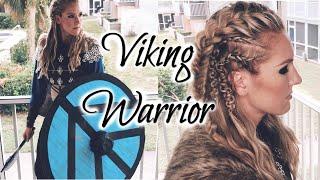 VIKING WARRIOR DIY | Costume & Hair Tutorial