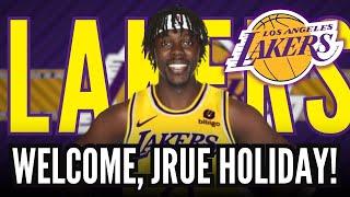 Jrue Holiday CONFIRMS LAKERS DEAL: "It's OFFICIAL" - LOS ANGELES LAKERS NEWS