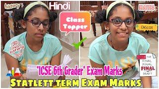 Starlett TERM EXAMS SCHOOL MARKS DisclosedStar Class Topper SubjectsICSE 6th Grader Marks