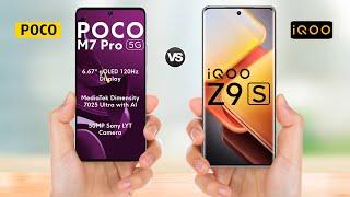 Poco M7 Pro 5g vs IQOO Z9s 5g || Full Comparison