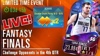 RONSTECH LIVE! THROWING SOME LOBS IN NBA 2K MOBILE DOUBLE DRAFT PICKS REWARD