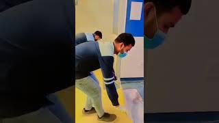PVC Vinyl Flooring Installation funny the end #SaudiArabia #maintenancecompany #neomcity