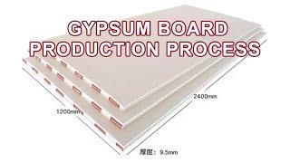 paper faced gypsum board machine gypsum plasterboard machine line gypsum board manufacturing machine