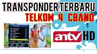 Transponder Terbaru Satelit Telkom 4 Cband || ANTV HD || FTA