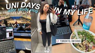 realistic study vlog: university days in my life | meet my friends + being productive