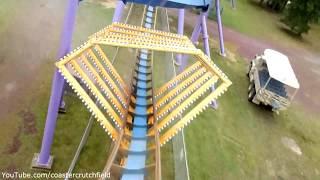 Bizarro Front Row (HD POV) Six Flags Great Adventure