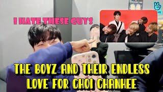 the boyz and their love towards new/choi chanhee