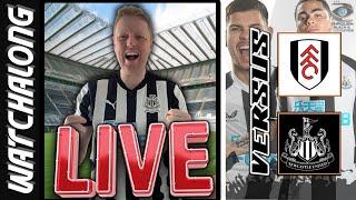 FULHAM V NEWCASTLE UNITED LIVE WATCH ALONG