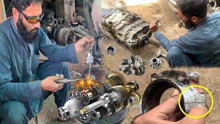 Broken Truck Gearbox, Let Fix it - Gearbox Repair with Small Tools - Skill Horse