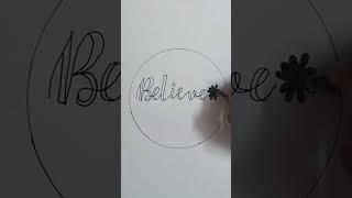 calligraphy for begginers tutorial step by step #shorts