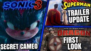 Sonic 3 Secret Cameo, Superman Trailer, Live-Action How To Train Your Dragon & MORE!!